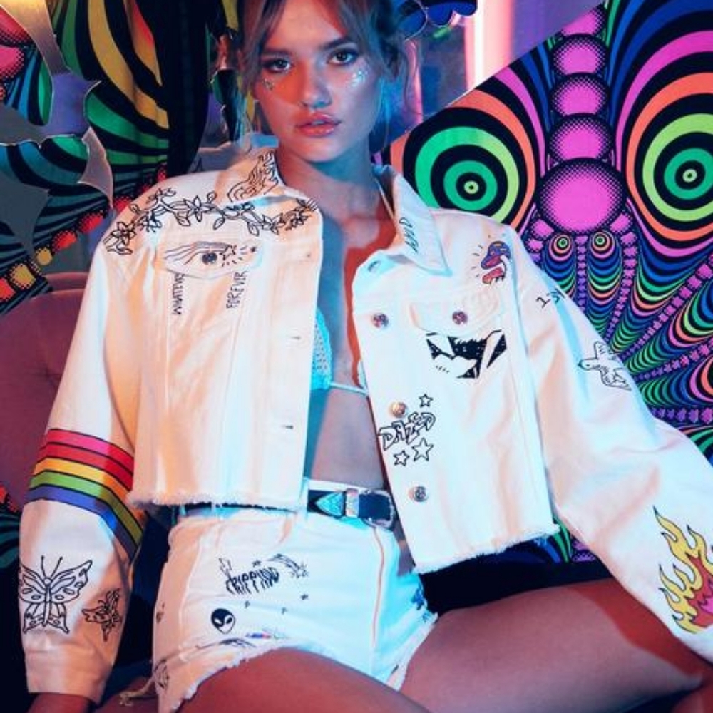 Drawn to You Denim Jacket